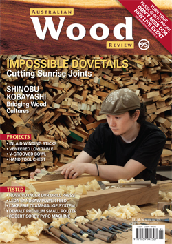 Wood Review is Australia's premier woodworking and woodcraft magazine